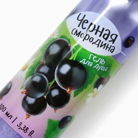 Shower gel, 100 ml, aroma of blackcurrant, Beauty Fox-3