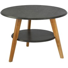 Commerce table Beautystyle 17, 730x730x510, Gray Concrete/Book