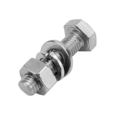 Bolt bolt, with a hexagonal head, galvanized, Din933, M10x40 mm, 2 pcs-2
