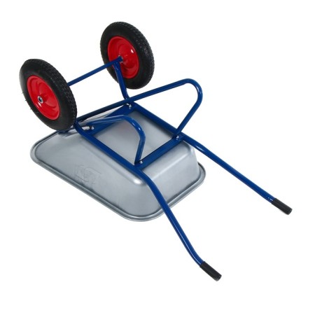 Construction car, two -wheeled: cargo/n 200 kg, volume of 100 l, blue pens-3