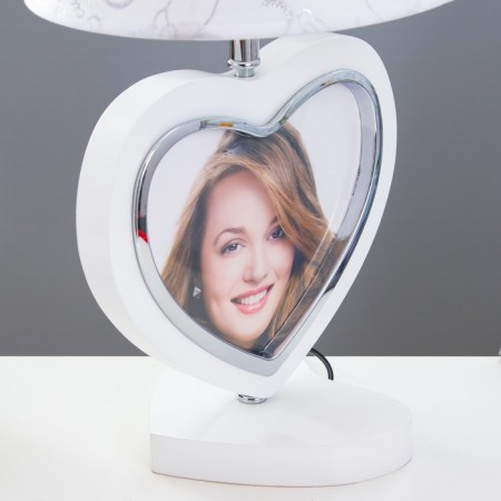 Board Lamp "Portrait" E27 40W white 23x23x42 cm Risalux-6