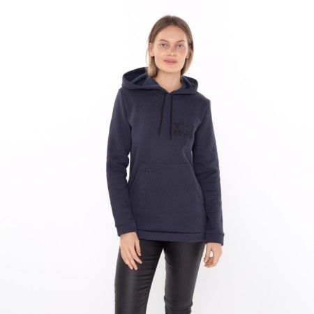 Female hoodies, dark gray color, size 44