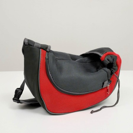 Cracking bag "sling" for animals, 42 x 25 cm, red-6