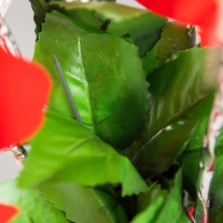 Night Poansettia 9XLED 4000K Red 15x15x40cm Risalux-4