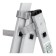 Staircase "New Height", aluminum, three -section, 3x9 steps