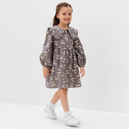 Children's dress with collar Kaftan R.32 (110-116 cm)-3