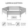 Galvanized flowerbed, d = 100 cm, h = 15 cm, Greengo