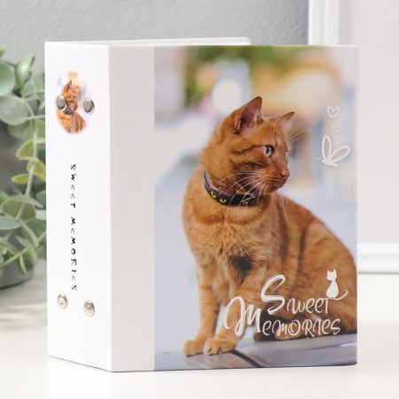 Photo album for 100 photos "cat-4, red cat" 10x15 cm