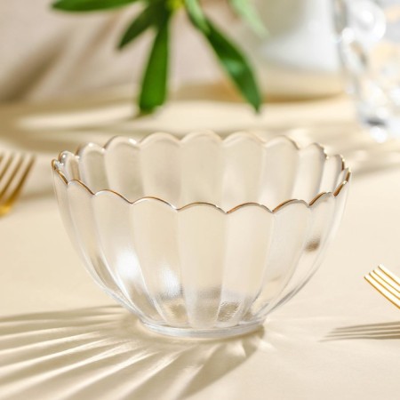 Glass SALATION "Chrysanthema", 290 ml, D = 11.7 cm, the color is transparent