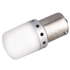 LED LED SkyWay S25 (P21W), 12-30 V, 6 SMD diodes, BA15S, 1-end, white