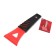 Torso ice scraper, width 7 cm, red-black
