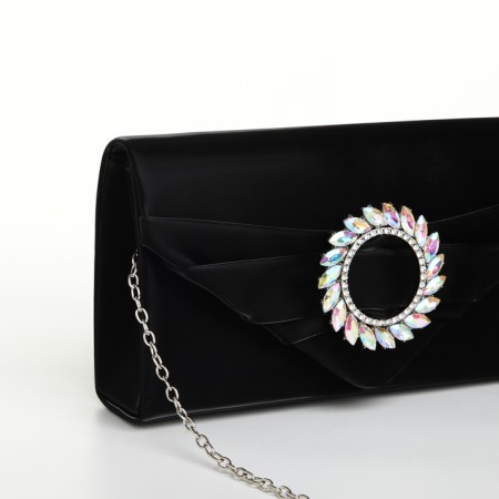 Female bag on a magnet, black color-4