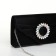 Female bag on a magnet, black color