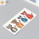 Tattoo on the body color "kittens with bibs" 9x19 cm