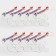 Tape "Graduate of kindergarten", Mickey Mouse, 10 pcs