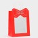 Gift package with the eye "Bant", 19 x 26 x 13 cm, red