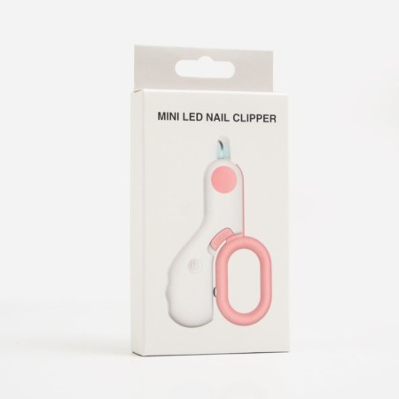 Claw - scissors for animals with LED lantern, pink-8