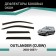 Defly window deflectors for Mitsubishi Outlander (CU0W), 2002-2007