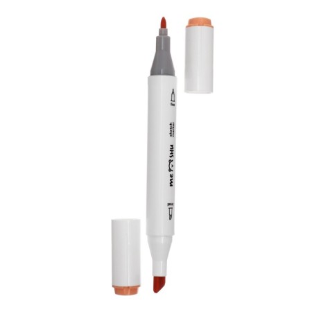 Meshu bilateral markers for sketching, 6 colors (pastel colors)-2