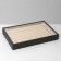 Stand for rings 7 stripes, phlock, 23 × 14 × 3 cm, gray-beige color