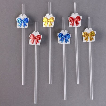 Tubes "Gifts", in the set 6 pcs., Silver-1