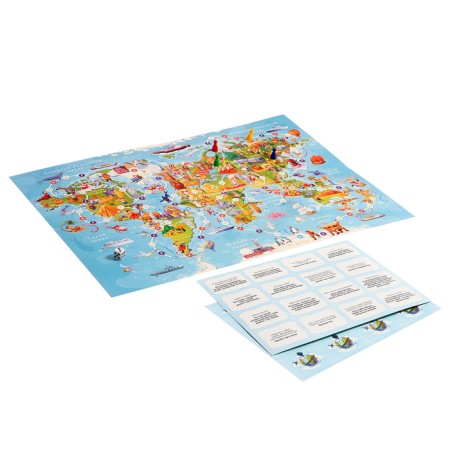 Bulbed Game "Big Circle", with cards-1