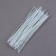 Wire with pile for crafts "Shine", set 50 pcs, size 1 pc: 30 × 0.6 cm, color pearl color
