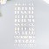 Plastic sticker "English alphabet and numbers. Geometry" Silver stroke 31x14 cm