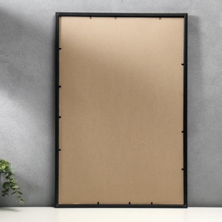 Photo frame plastic 40x60 cm black (508) (plastic screen)-2