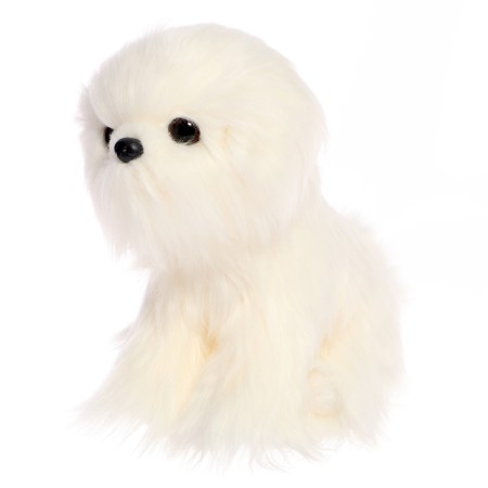 Soft toy "Bishon dog", 20 cm