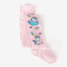 Tights for the girl, the color is light pink, height 98-104 cm