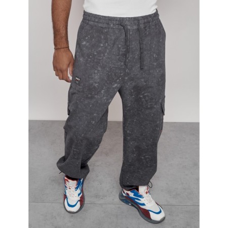 Sports male trousers, size 54, gray color-17