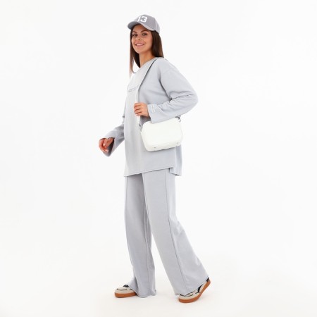 Female bag Textura, small size, white color-8