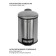 Garbage bucket with the pedal Orion 420050, 3 liters