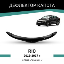 Defly Original hood deflector for Kia Rio, 2011-2017