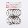 Ring for the cornice, connective, d = 63/68 mm, 10 pcs, silver color