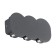 Calle lamp, 6x6W Led, 4000k, 510lm, IP54, gray color.