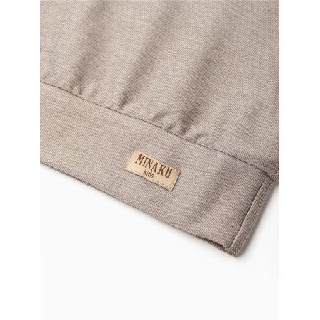 Children's hoodie minaku, gray color, height 164 cm-3