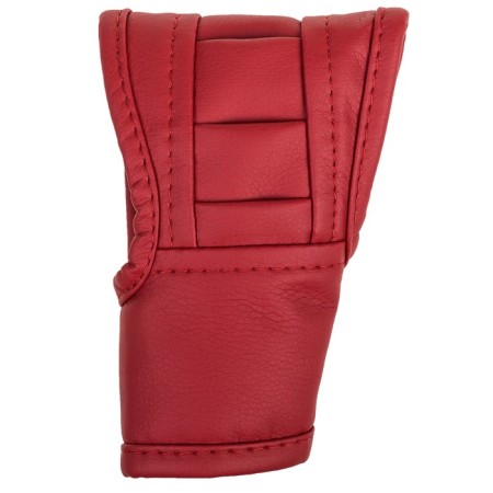 Skyway automatic transmission lever cover, artificial leather, red, S06201015