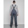 Semi-combinezone ski insulated male winter, size 50, dark gray color