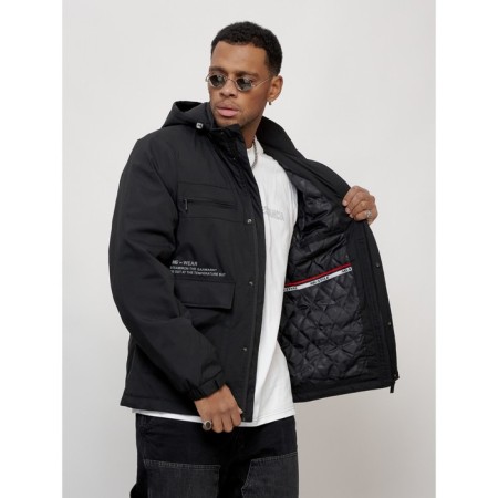 Sports male jacket, size 54, black color-8