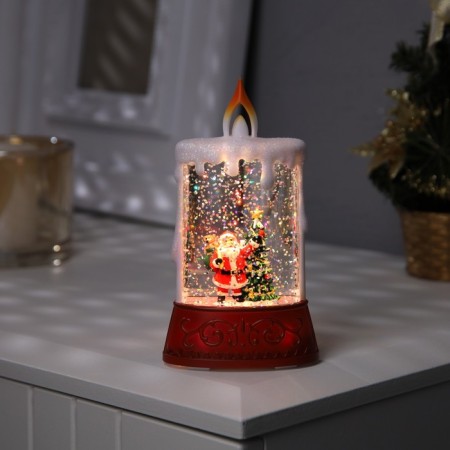 LED figure "Santa Claus" 8 × 14.5 × 4.2 cm, plastic, batteries AAAX2 (not in the kit), glow warm white