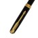 Handle Gift ball in the leatherette case is swivel pb s, black/gold housing