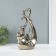 Souvenir Ceramics "Elephants with the heart. Abstraction" Silver 8.5x18.5x29.3cm