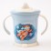 Pilot nursery with soft nose, 270 ml., With handles, color light blue, MIX drawing