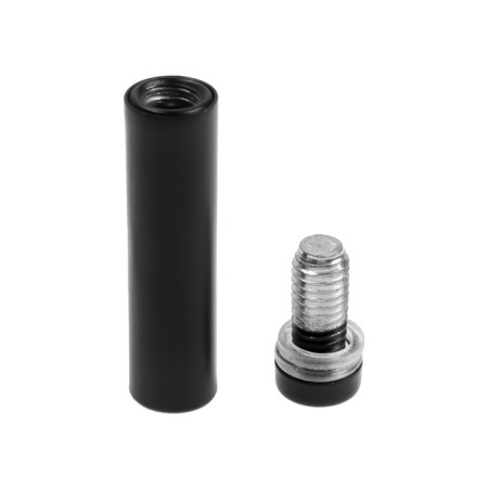 Remote holder for plates, 12x50 mm, black color, set 10 pcs.-1