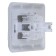 SE switch SE "Etude", 10 A, 2 keys, IP20, hidden, white, BC10-002b