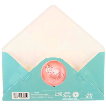 Money envelope, 16.5x8 cm "Happy Birthday", Mickey Mouse-3
