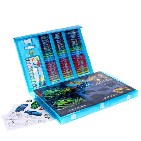 Set for creativity "Cool cars", with an easel, 208 items-3