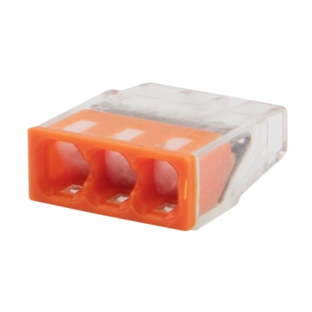 Express-circuit with paste Rexant QMC 2273-243, 3-wire 0.5-2.5 mm², transparent, blister (20 pcs.